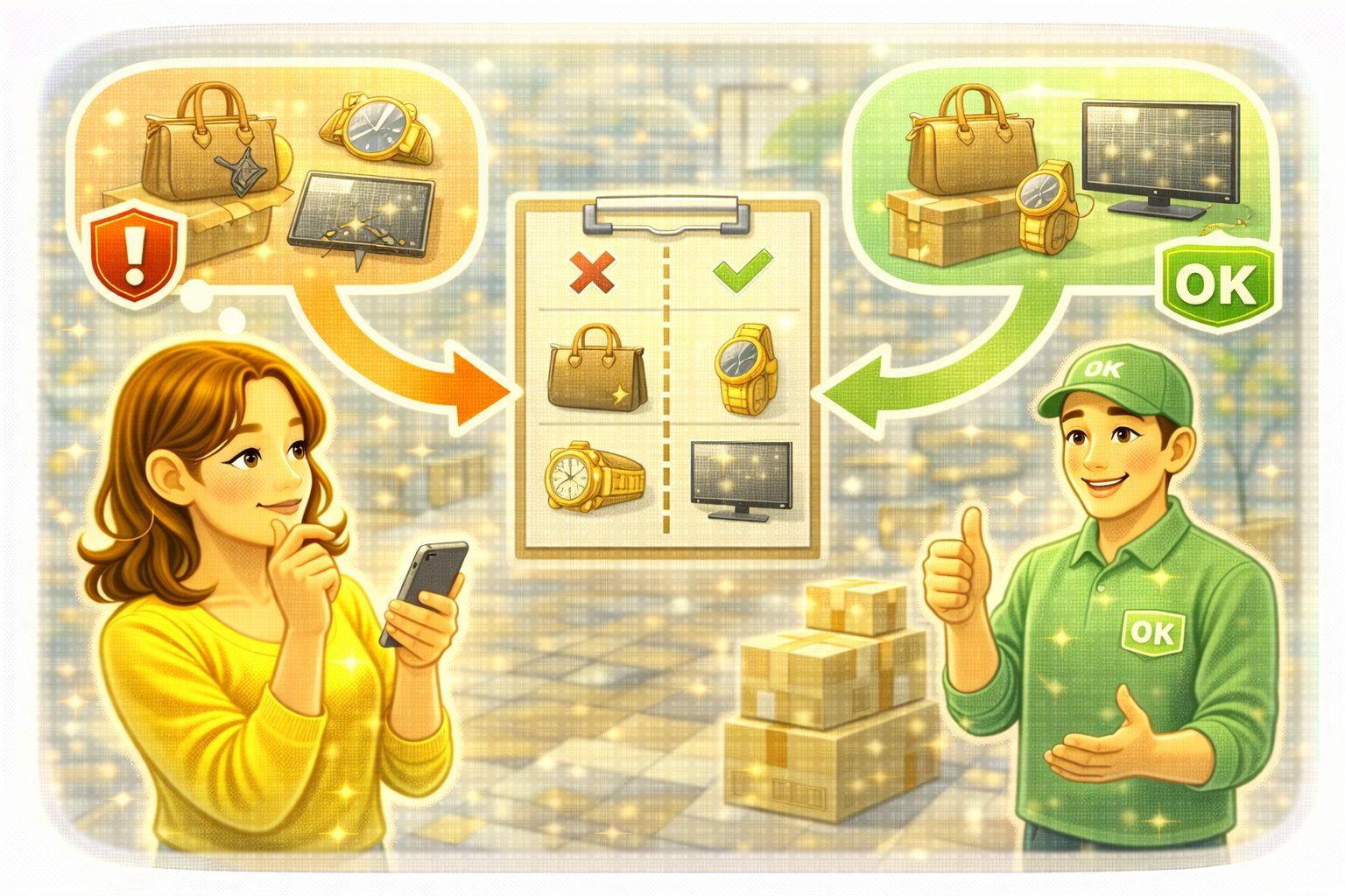 減額されやすいポイントを示した棒グラフ（画面割れ・利用制限など）