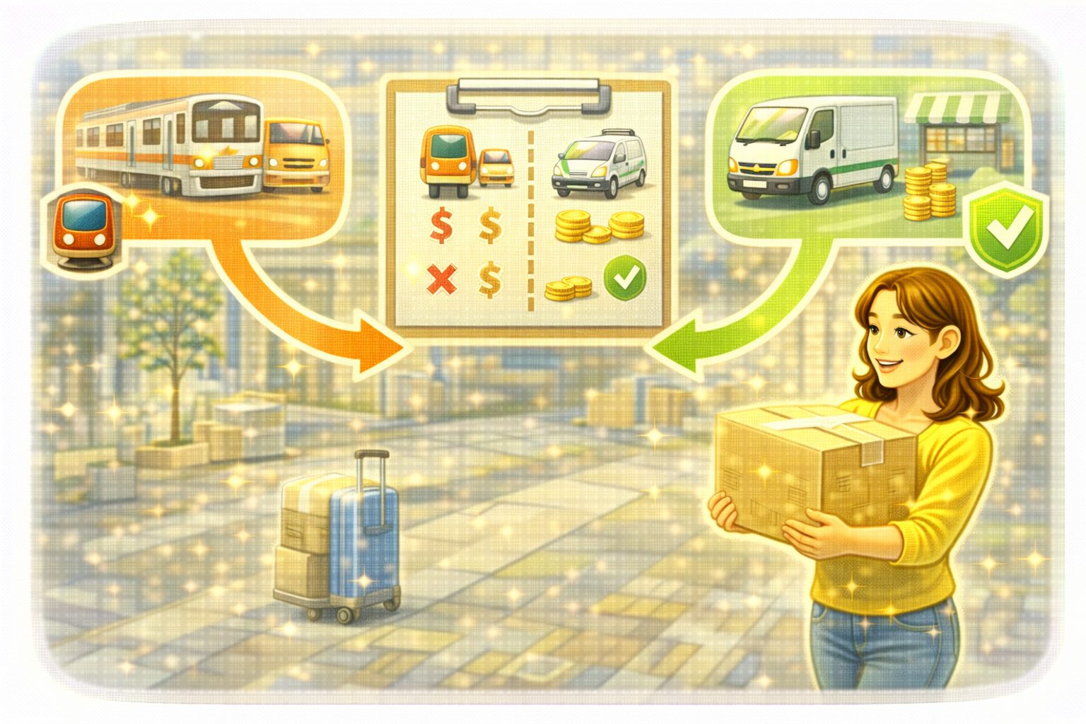 手入れの手間と買取アップの目安を示した散布図（イメージ）